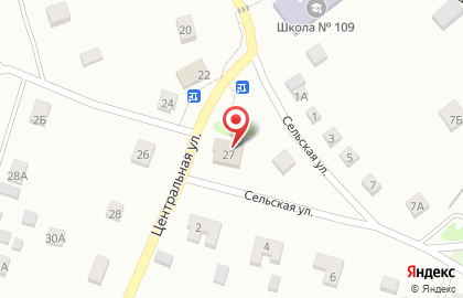 Супермаркет Ярче! на Центральной улице, 27 на карте