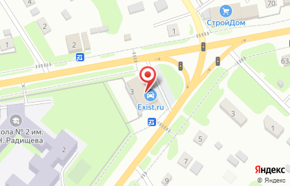 Магазин автотоваров Exist.ru на улице Подольских Курсантов на карте
