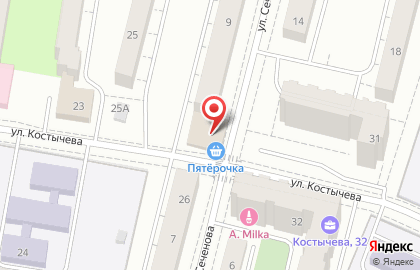 Пермский филиал Банкомат, Альфа-Банк на улице Сеченова на карте