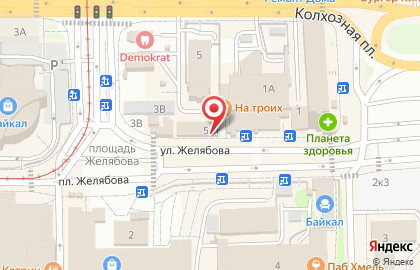 Торговая компания Сладкий мир на улице Кашена на карте