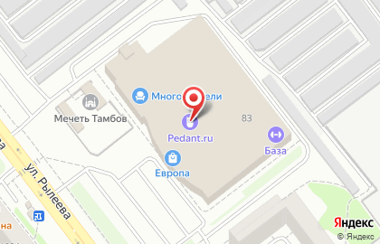 Интернет-магазин Сэконом на улице Рылеева на карте