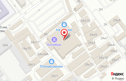Торговая компания Электрика на Ново-Вокзальной улице на карте