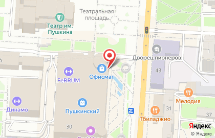Магазин Мир цветов на улице Ленина на карте