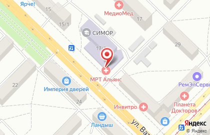 Клиника доказательной диагностики МРТ Альянс на площади Карла Маркса на карте