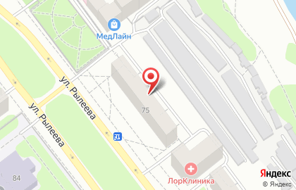 Эльбор на улице Рылеева на карте