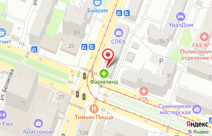 Магазин мяса МЯСтория в Советском районе на карте