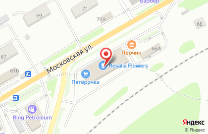 Магазин Красное & Белое, сеть магазинов алкогольных напитков на Московской улице на карте