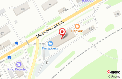 Магазин разливного пива Варница на Московской улице на карте