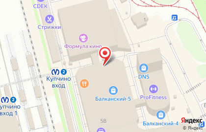 Магазин косметики и парфюмерии Л`Этуаль на Балканской площади на карте
