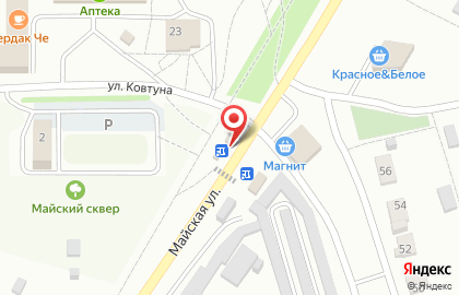 Магазин Табакерка в Левобережном районе на карте
