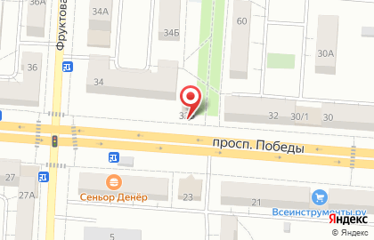 Продуктовый магазин в Челябинске на карте