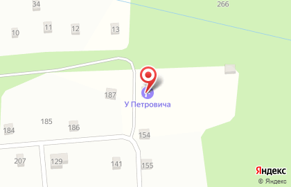 База отдыха У Петровича в Архангельске на карте
