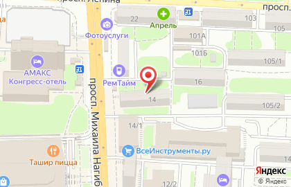 Эстет на проспекте Михаила Нагибина на карте