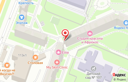 Магазин экотоваров Клевер на метро Озерки на карте
