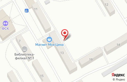 Универсам Пятёрочка на улице Комарова на карте