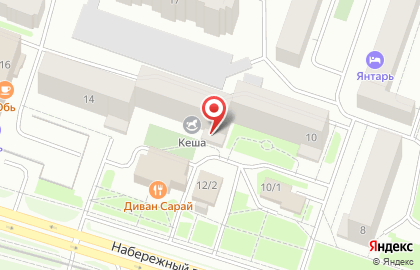 Продуктовый магазин Сургутбакалея на Набережном проспекте на карте