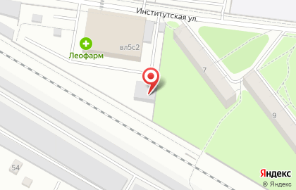 Автомойка Торнадо на Институтской улице на карте