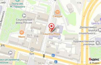 Пиццерия Country Pizza в Ленинском районе на карте