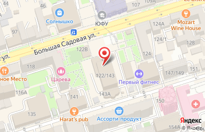 Банкомат Юго-Западный банк Сбербанка России, Ростовское отделение №5221 на Большой Садовой улице на карте