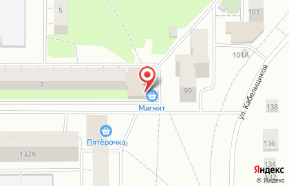 Социальный магазин Семейный в Орджоникидзевском районе на карте