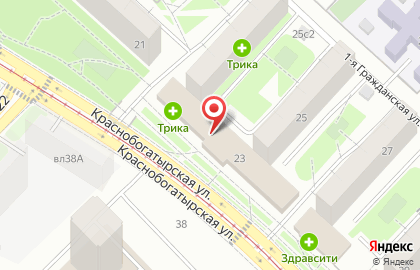 Банкомат МКБ на Краснобогатырской улице, 23 на карте