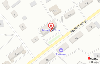 Группа страховых компаний Югория на Курортной улице на карте