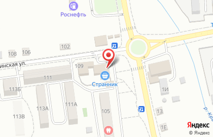 Супермаркет Странник на Украинской улице на карте