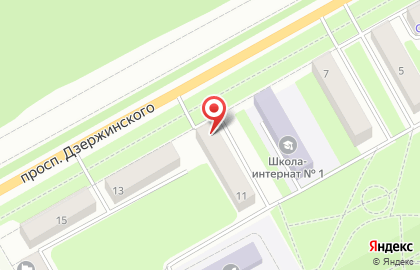 Магазин бытовой техники Ротор на проспекте Дзержинского на карте