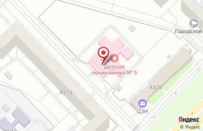 Детская городская поликлиника №5 на проспекте Сююмбике на карте