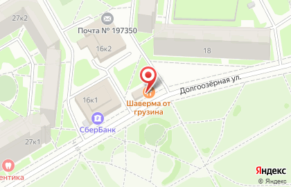Продуктовый магазин Петербурженка на Комендантском проспекте на карте