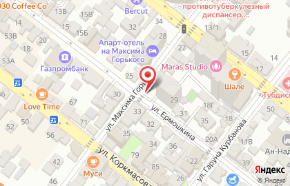 Гастроном Угловой в Советском районе на карте