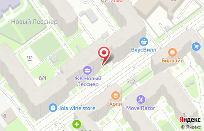 Автомойка Автобаня на улице Александра Матросова на карте