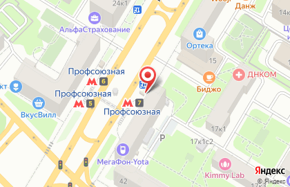 Киоск печатной продукции Печать Столицы в Академическом районе на карте