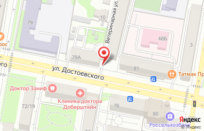 Магазин РусАлка на Достоевского на карте
