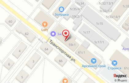 Сервисный центр Smart Service на Транспортной улице на карте