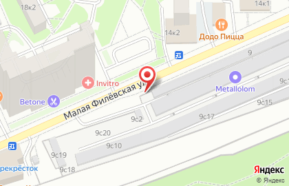 Гаражный кооператив Фили на карте