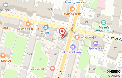 Клубок на Московской улице на карте