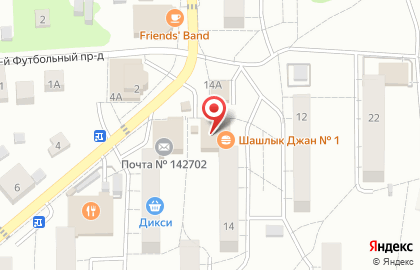 Универсальный магазин в Москве на карте