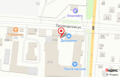 Магазин отделочных материалов Строительный Мир на Пролетарской улице на карте