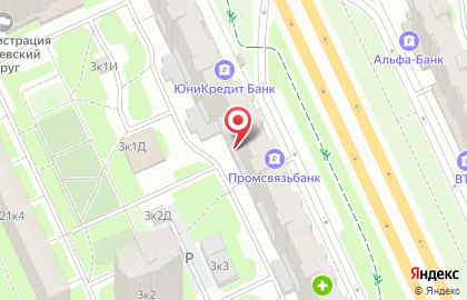 Продовольственный магазин на проспекте Большевиков на карте
