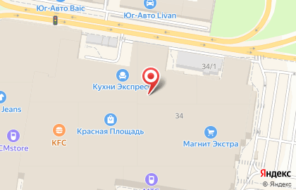 Мебельный салон Komandor в Центральном районе на карте