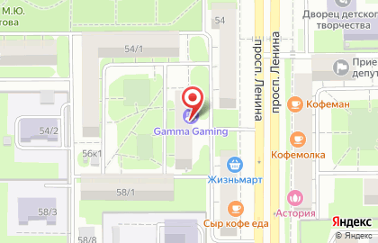 Банкомат КУБ на проспекте Ленина, 56 на карте
