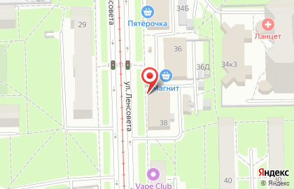 Отделение службы доставки Boxberry в Московском районе на карте
