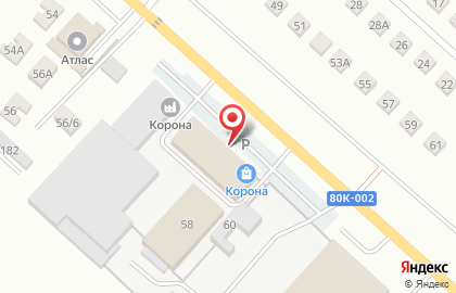 Супермаркет Пятёрочка на улице Гафурова на карте