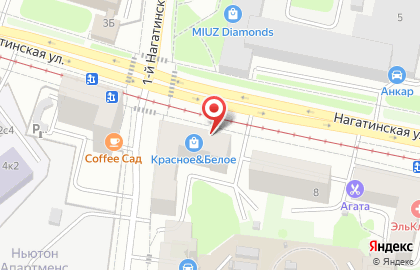 Магазин Красное & Белое в Москве на карте