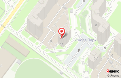 Продуктовый магазин в Санкт-Петербурге на карте