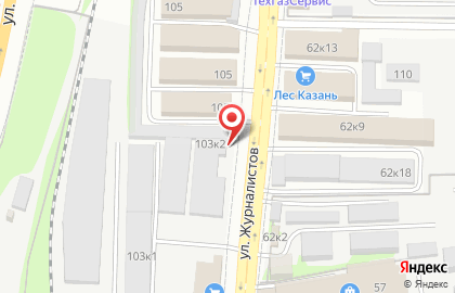 Торговая фирма Минерал-Трейд на улице Журналистов на карте