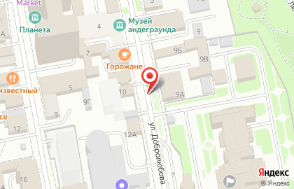 Рекрутинговое агентство В Кадре на улице Добролюбова на карте