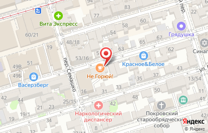 Магазин разливного пива на Тургеневской улице на карте