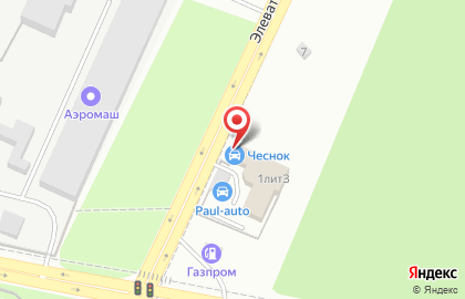 Автоцентр АльфаМотор на Элеваторной улице на карте